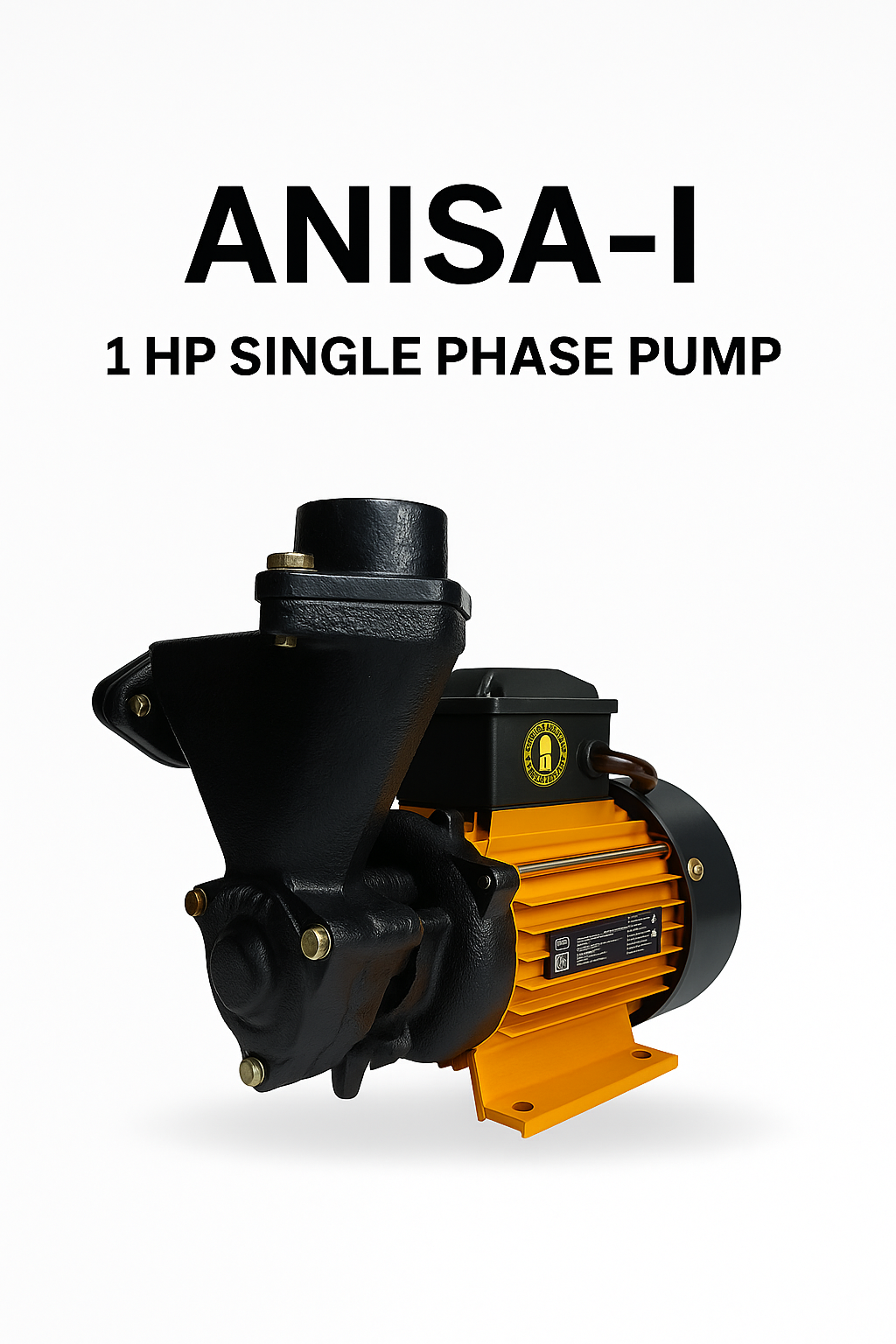 Kirloskar 1.0 HP Single Phase Self Priming Monoblock Pump - MINI ANISA-I