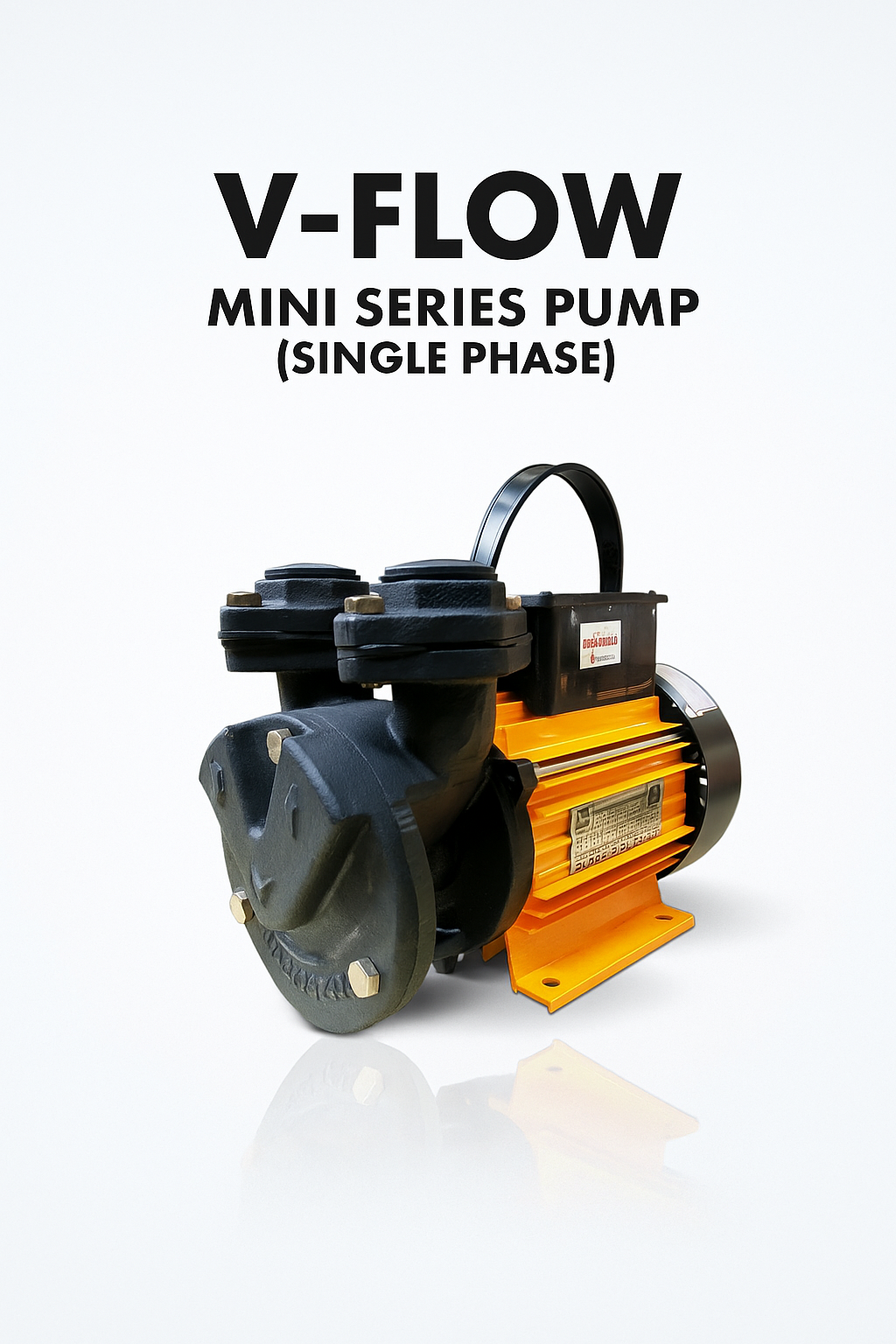 Self-priming Pump, Kirloskar V-FLOW, 0.5 HP, Single Phase, 240V, 25mm x 25mm