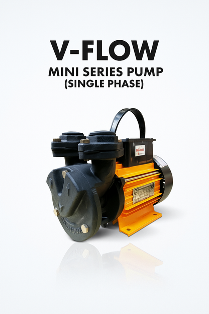 Self-priming Pump, Kirloskar V-FLOW, 0.5 HP, Single Phase, 240V, 25mm x 25mm