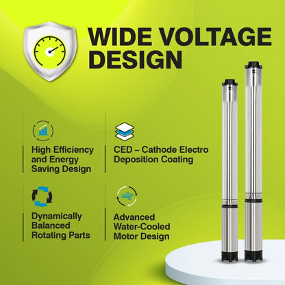 Borewell Submersible Pump, KS4BN-3035, 3 HP, Three Phase, 415 Volts, Size 32mm