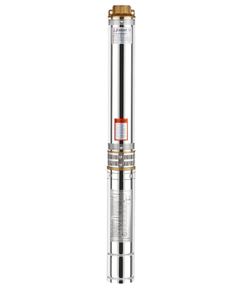 Borewell Submersible Pump, Falcon V4 UT Oilfields, 1.5 HP, Single Phase, 230 Volts, Size 14mm