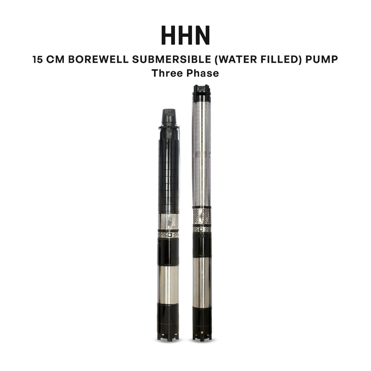 Borewell Submersible Pump, 100HHN-1010, 10 HP, Three Phase, 415 Volts, Size 65mm