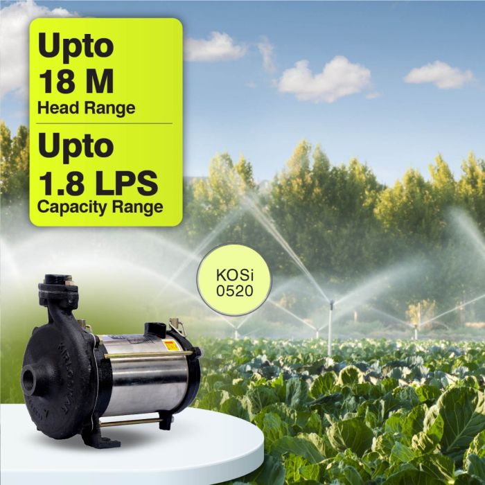 Openwell Submersible Pump, KOSi -135, 1 HP, Single Phase, 210 Volts, Size 25mm X 25mm with Control Panel