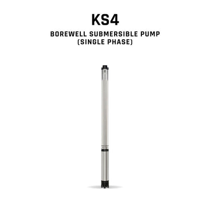 Borewell Submersible Pump, KS4AN-2030S, 2 HP, Single Phase, 200 Volts, 32mm