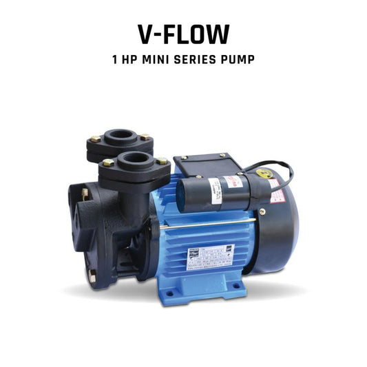 Self-Priming Pump, V FLOW, 1 HP, Single Phase, 240 Volts, Size 25mm X 25mm