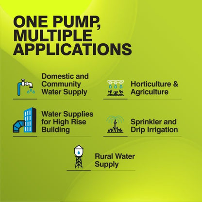 Horizontal Openwell Submersible Pump, JOS - 1045, 10 HP, Three Phase, 380 Volts, Size 80mm X 65mm