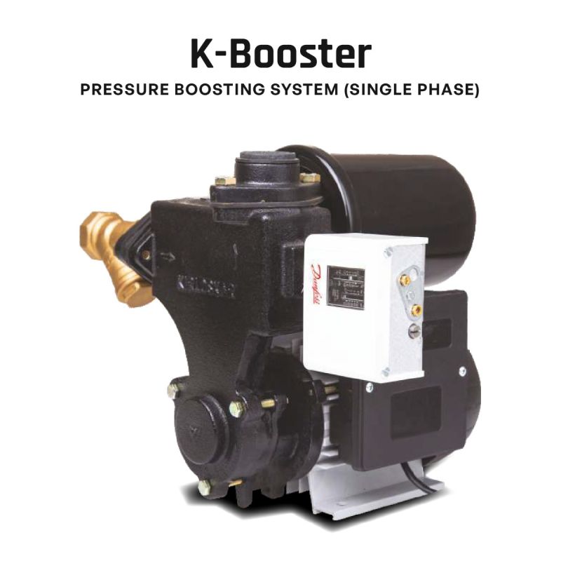Pressure Boosting Pump, K-Booster, 0.5 HP, Single Phase, 220 Volts, Size 25mm X 25mm