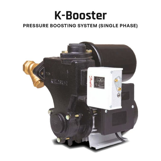 Pressure Boosting Pump, K-Booster, 0.5 HP, Single Phase, 220 Volts, Size 25mm X 25mm