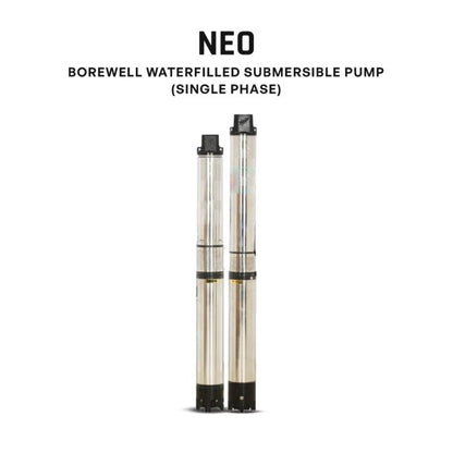 Borewell Submersible Pump, NEO 35-2022, 2 HP, Single Phase, 220 Volts, Size 32mm
